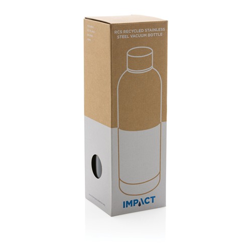 gray Botella al vacío Impact de acero inoxidable reciclado RCS