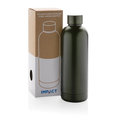 green Botella al vacío Impact de acero inoxidable reciclado RCS