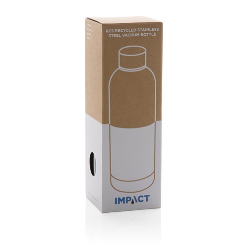 azul claro Botella al vacío Impact de acero inoxidable reciclado RCS