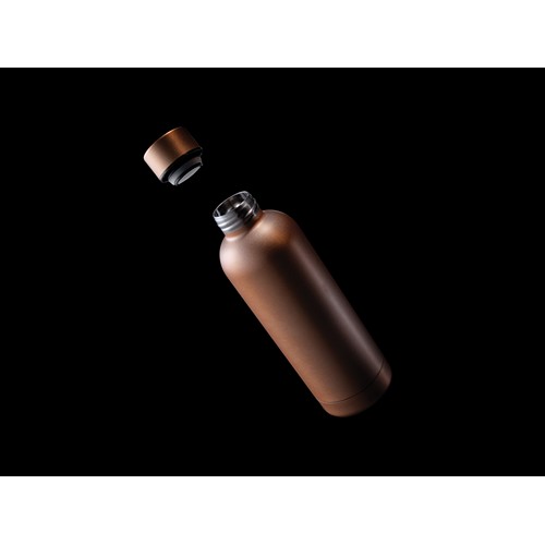 marrón Botella al vacío Impact de acero inoxidable reciclado RCS