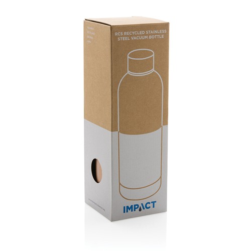 marrón Botella al vacío Impact de acero inoxidable reciclado RCS