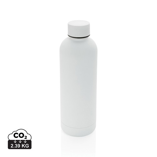 white Botella al vacío Impact de acero inoxidable reciclado RCS