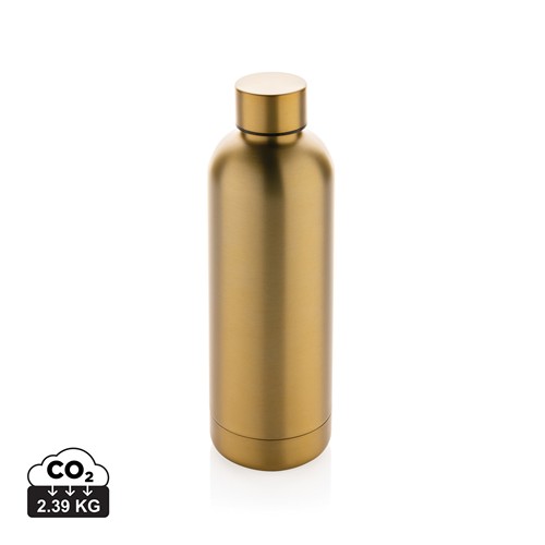 dorado Botella al vacío Impact de acero inoxidable reciclado RCS