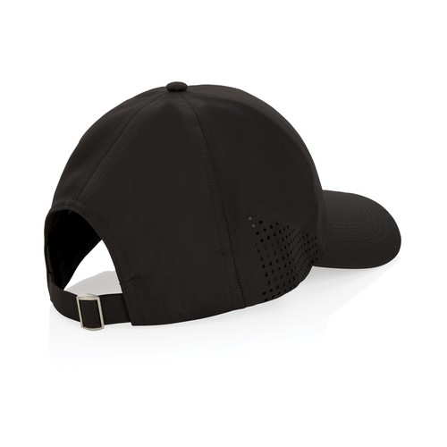 black Gorra deportiva Impact AWARE™ RPET de 6 paneles