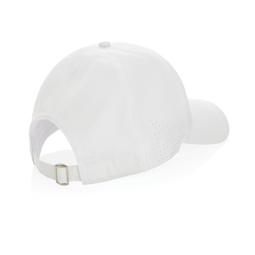 white Gorra deportiva Impact AWARE™ RPET de 6 paneles