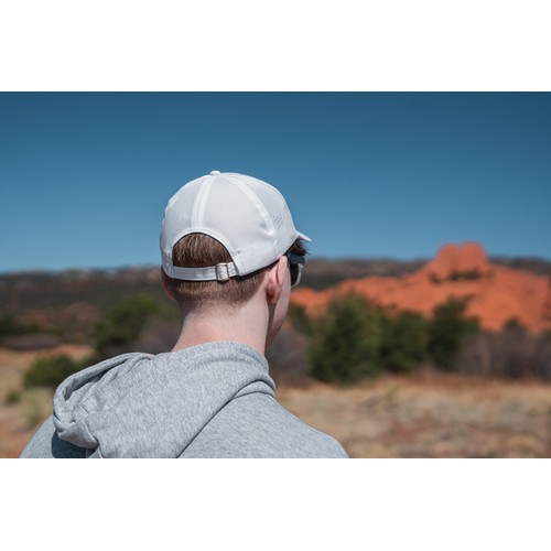 white Gorra deportiva Impact AWARE™ RPET de 6 paneles