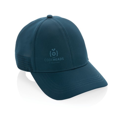 azul marino Gorra deportiva Impact AWARE™ RPET de 6 paneles