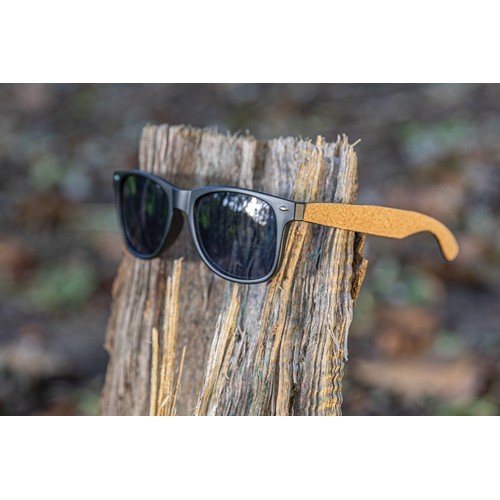Lunettes de soleil en PC recyclé GRS avec liège - 6