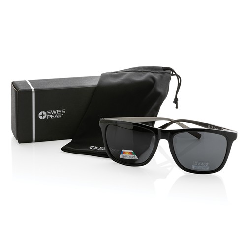 Lunettes de soleil polarisées Swiss Peak en plastique RCS - 12