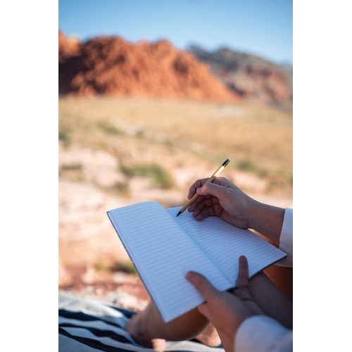 Lápiz infinito de bambú con goma de borrar