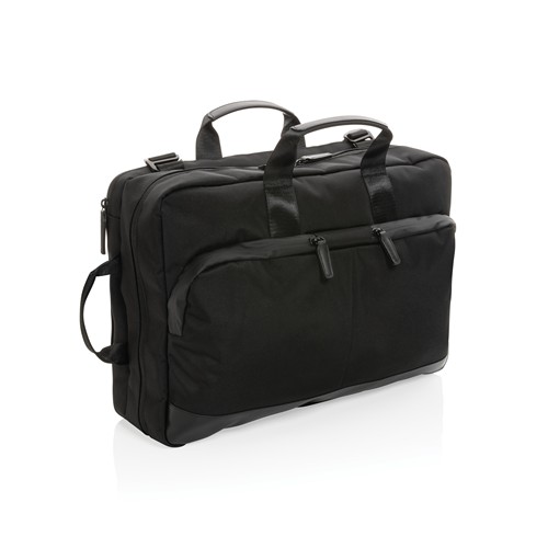 black Mochila ejecutiva 2 en 1 para portátil Swiss Peak Aware™