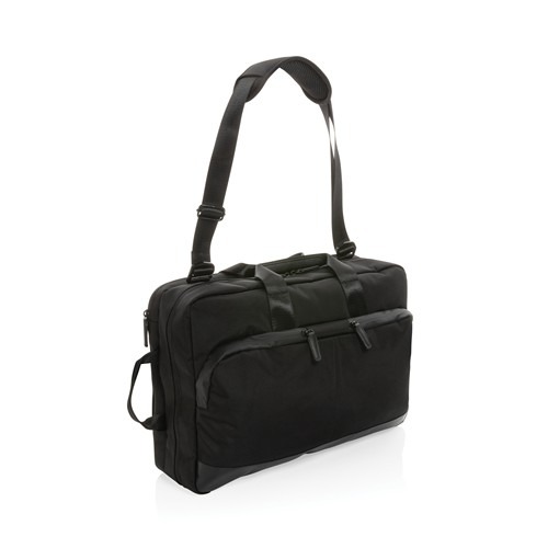 black Mochila ejecutiva 2 en 1 para portátil Swiss Peak Aware™