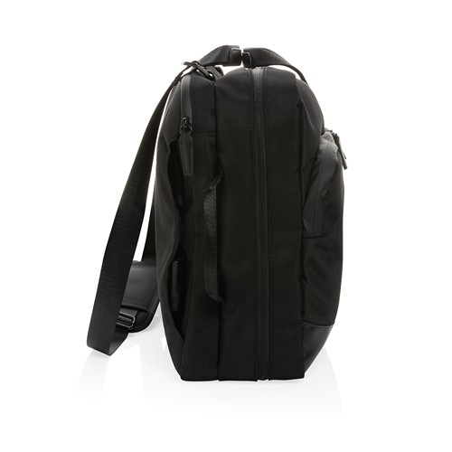 black Mochila ejecutiva 2 en 1 para portátil Swiss Peak Aware™