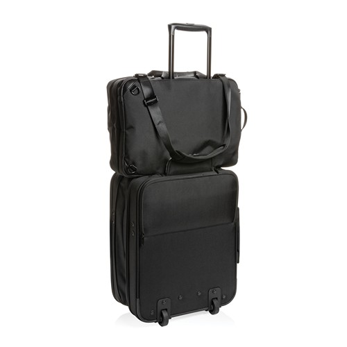 black Mochila ejecutiva 2 en 1 para portátil Swiss Peak Aware™