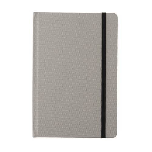 gray Libreta A5 RPET con certificación GRS