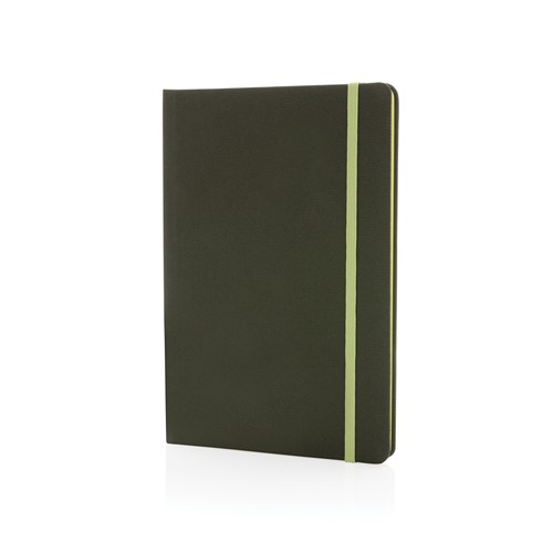 green Libreta A5 RPET con certificación GRS