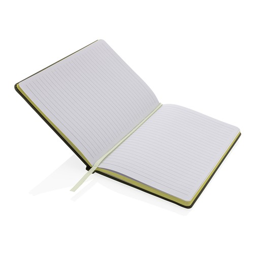 green Libreta A5 RPET con certificación GRS
