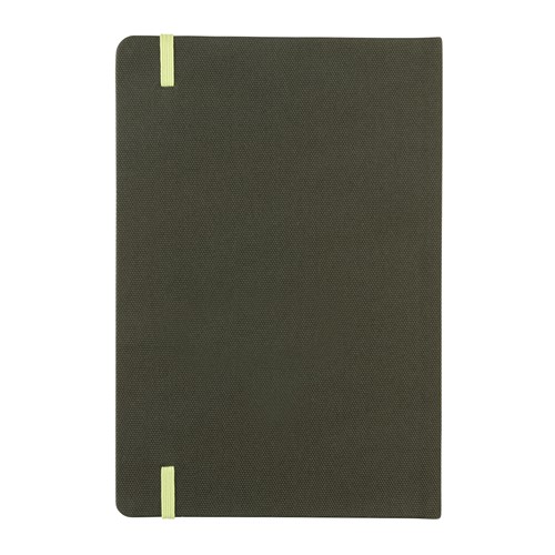 green Libreta A5 RPET con certificación GRS