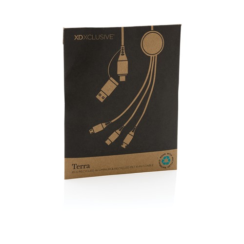 Câble 60W 120cm 6-en-1 en aluminium recyclé RCS Terra - 9