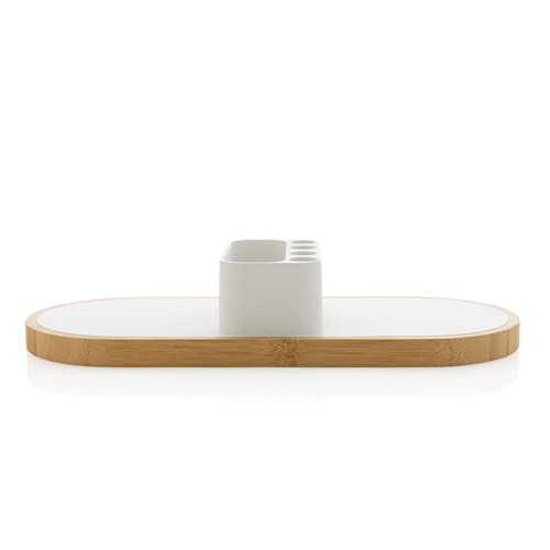 Chargeur 10W en plastique recyclé RCS et bambou Ontario - 4