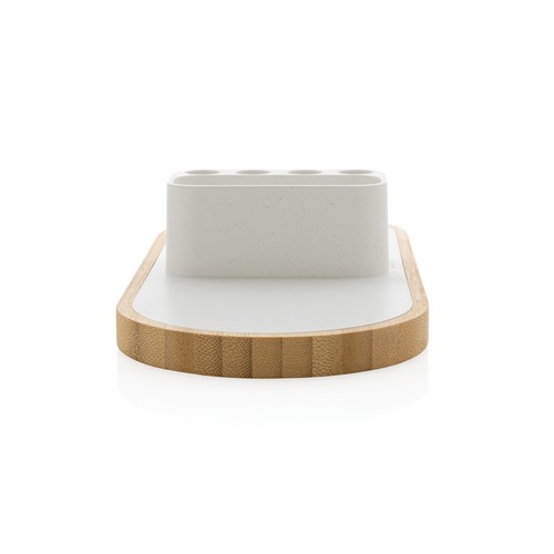 Chargeur 10W en plastique recyclé RCS et bambou Ontario - 6