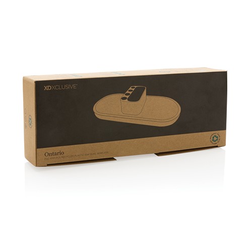 Chargeur 10W en plastique recyclé RCS et bambou Ontario - 11