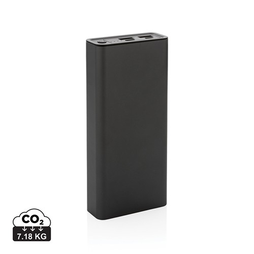 Powerbank 20.000 mAh et 20W en aluminium recyclé RCS Terra - 1