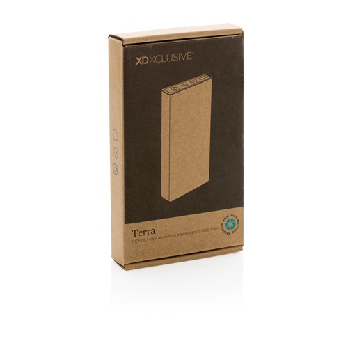 Powerbank 5000 mAh en aluminium recyclé Terra RCS - 11