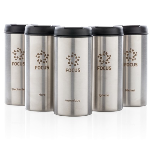 Taza Metro RCS de acero inoxidable reciclado
