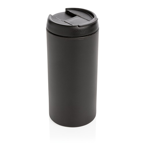 black Taza Metro RCS de acero inoxidable reciclado