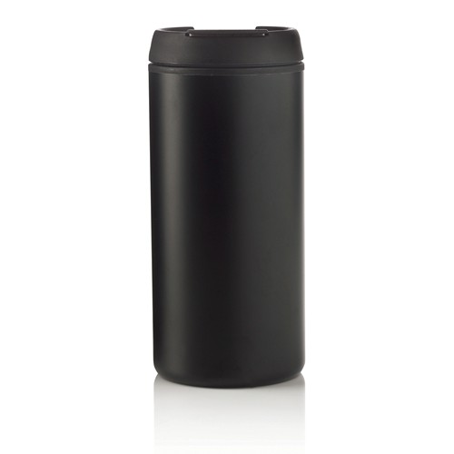 black Taza Metro RCS de acero inoxidable reciclado