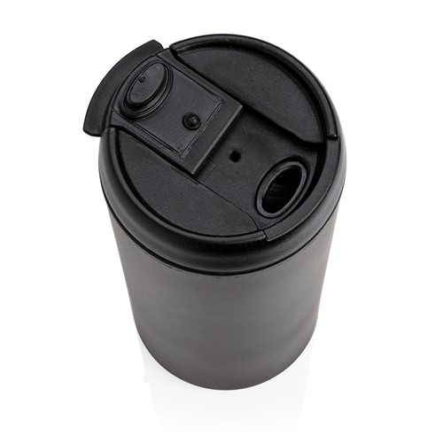 black Taza Metro RCS de acero inoxidable reciclado