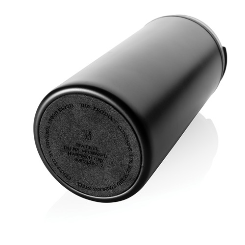black Taza Metro RCS de acero inoxidable reciclado