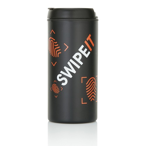 black Taza Metro RCS de acero inoxidable reciclado