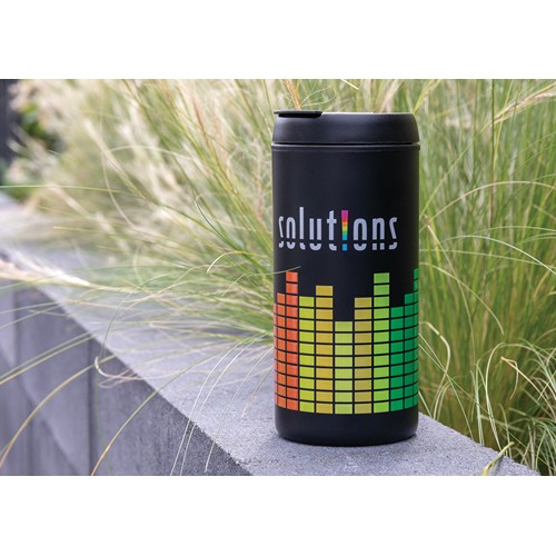 black Taza Metro RCS de acero inoxidable reciclado