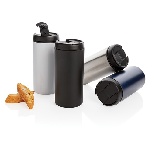 plateado Taza Metro RCS de acero inoxidable reciclado