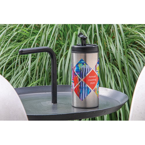 plateado Taza Metro RCS de acero inoxidable reciclado