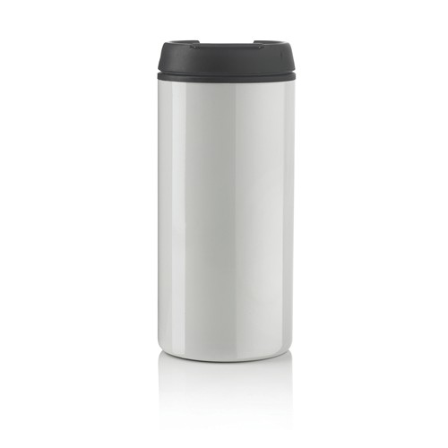 white Taza Metro RCS de acero inoxidable reciclado