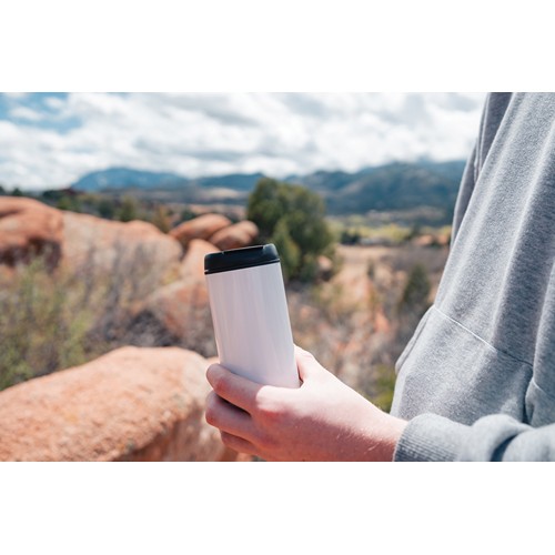 Mug Metro en acier inoxydable recyclé RCS - 11