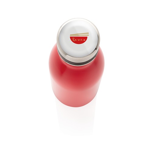 red Botella de agua de lujo de acero inoxidable reciclado RCS