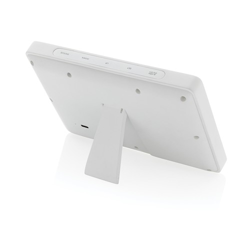 Horloge LED en bambou et plastique RCS Utah - 4