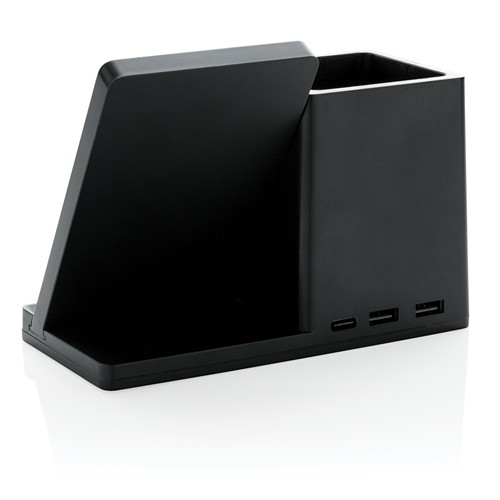 Chargeur 10W avec porte-stylo en ABS recyclé RCS Ontario - 6