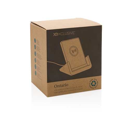 Chargeur 10W avec support en ABS recyclé RCS Ontario - 15