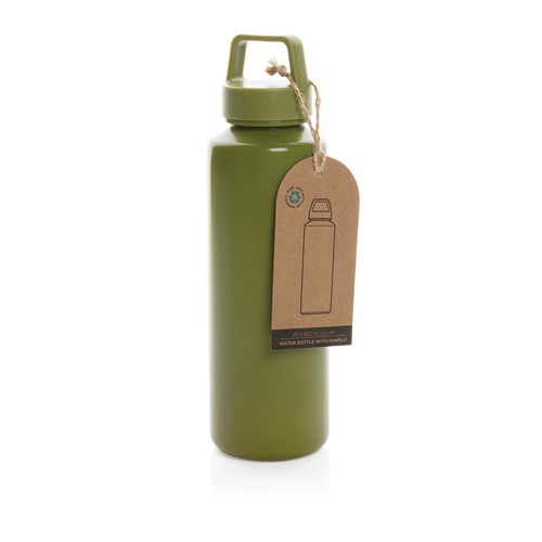 green Botella de agua con asa RCS RPP