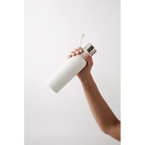 white VINGA Botella termo Lean