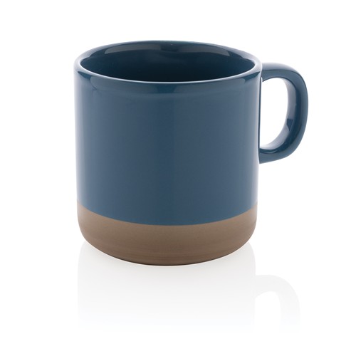 blue Taza de cerámica esmaltada 360 ml