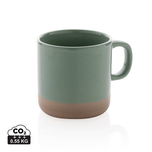 TAZA DE CERÁMICA ESMALTADA 360 ML