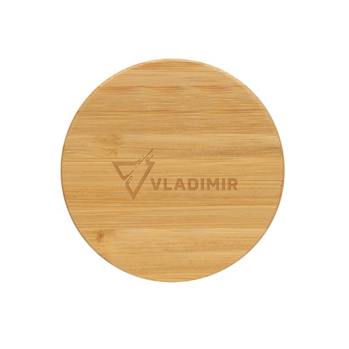 Mug 300ml en PP recyclé GRS avec couvercle en bambou - 6