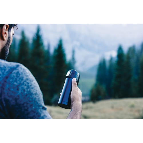 black Taza al vacío de acero inoxidable reciclado RCS