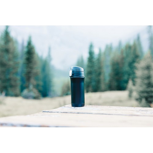 black Taza al vacío de acero inoxidable reciclado RCS